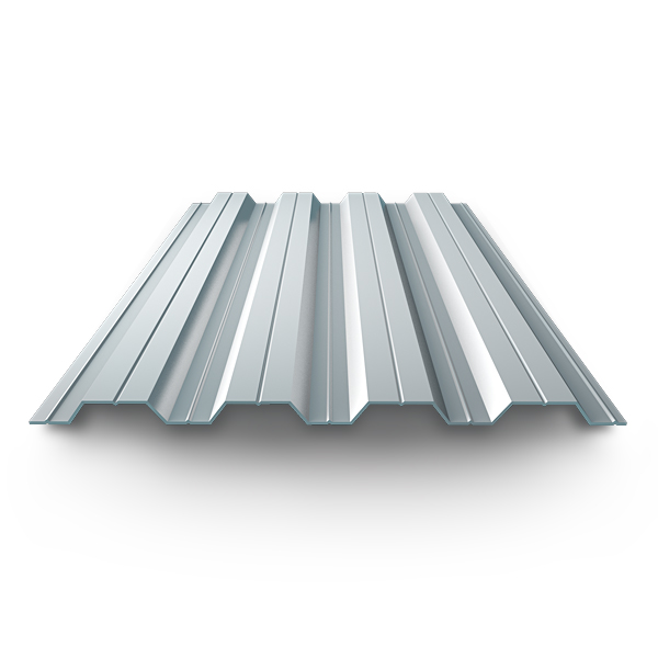 Профнастил оцинкованный, 0.5x1000x6000 мм, НС44 - фото