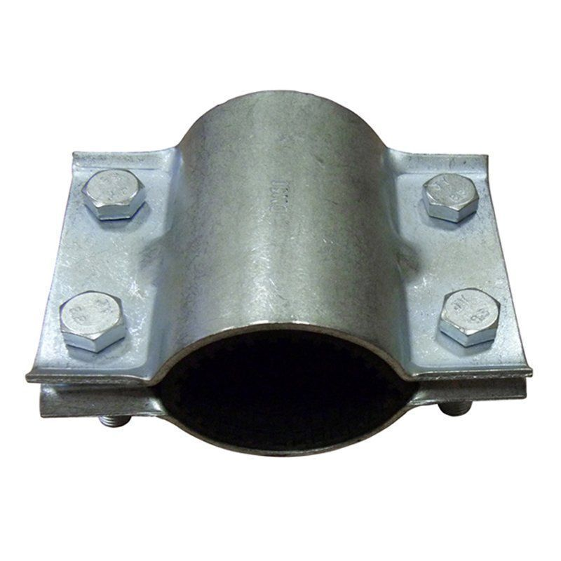 Хомут ремонтный двухсторонний сталь оц Ду 80 (Дн 88-98) L=103мм ширина, мм 103 - фото