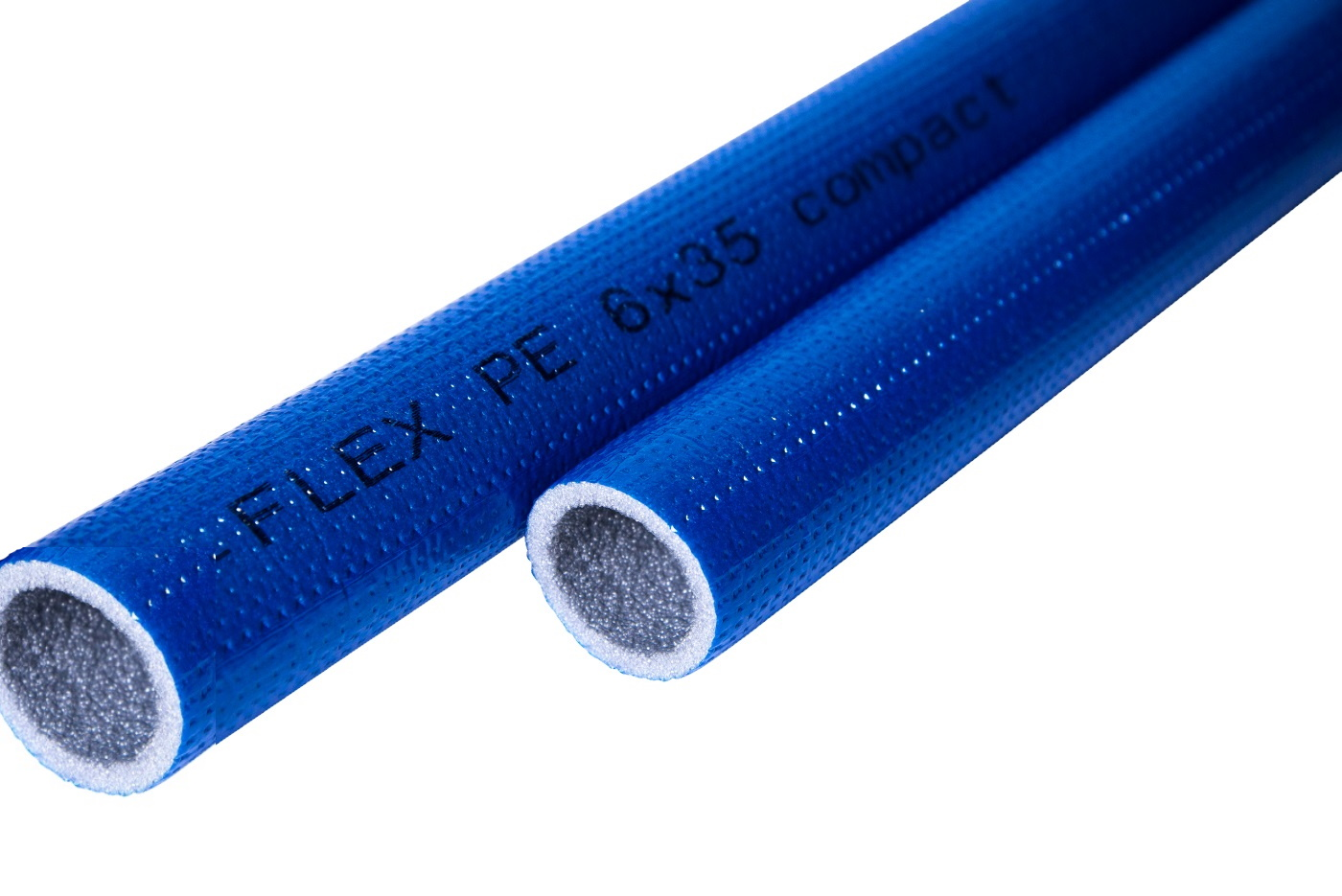 Трубка теплоизоляционная вспен полиэтилен PE 018/06 Т<95C COMPACT синяя K-FLEX R060182118PE0CB длина 2000 толщина, мм 18 - фото