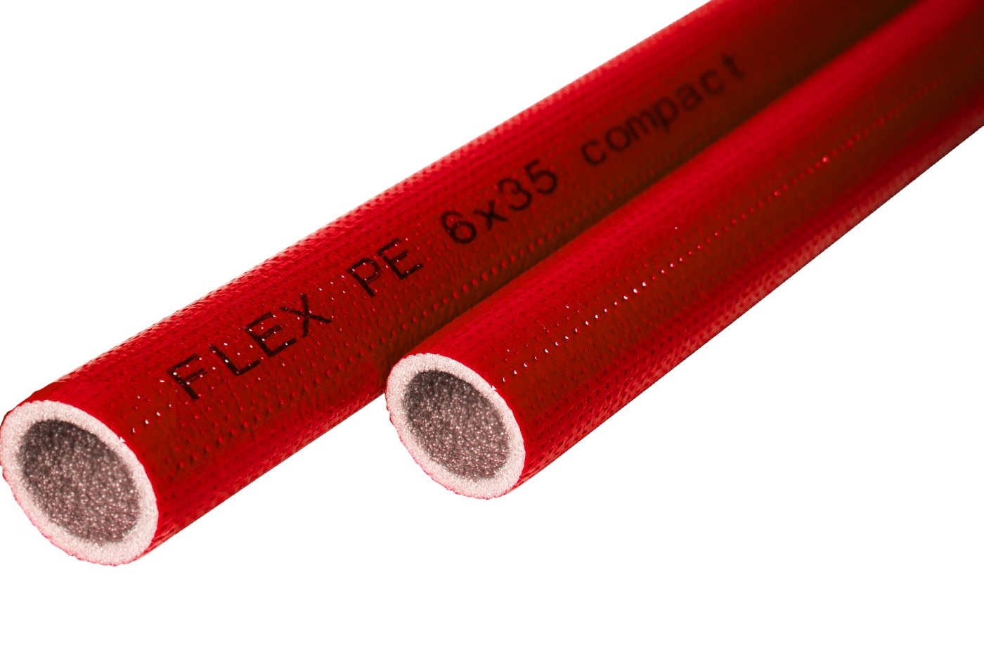 Трубка теплоизоляционная вспен полиэтилен PE 022/09 Т<95C COMPACT красная K-FLEX R090222118PE0CR длина 2000 толщина, мм 22 - фото