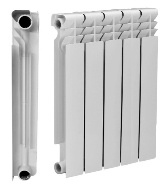 Радиатор биметаллический THERMA Q3 500/80 5 секций 750 Вт арт.1223410 толщина,мм 80 ширина, мм 415 - фото